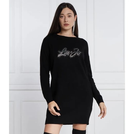 Liu Jo Sukienka | z dodatkiem wełny i kaszmiru ze sklepu Gomez Fashion Store w kategorii Sukienki - zdjęcie 185008164