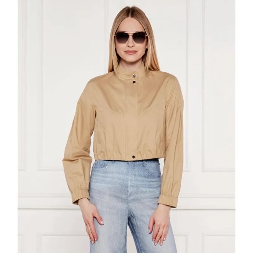 Marc Cain Kurtka | Cropped Fit | z dodatkiem jedwabiu ze sklepu Gomez Fashion Store w kategorii Kurtki damskie - zdjęcie 185008202