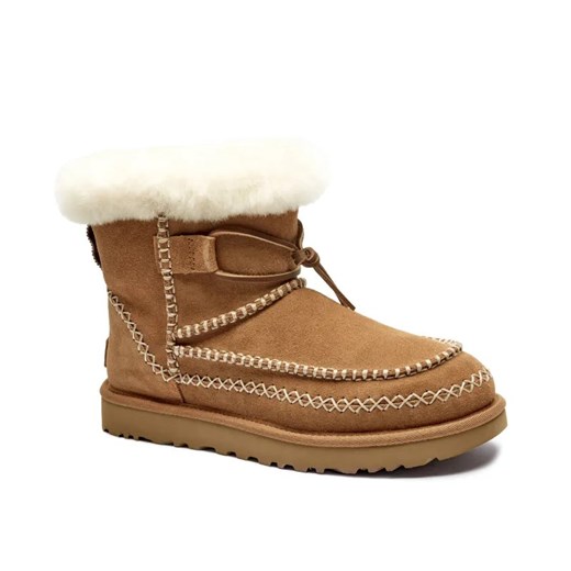 UGG Skórzane śniegowce CLASSIC MINI ALPINE ze sklepu Gomez Fashion Store w kategorii Śniegowce damskie - zdjęcie 185008211