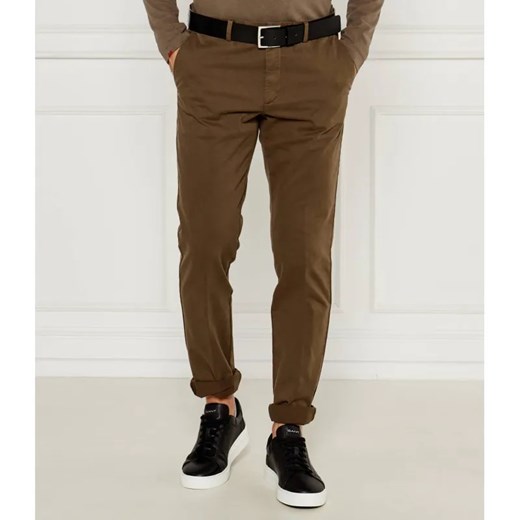 BOSS BLACK Spodnie chino Kaito1 | Slim Fit ze sklepu Gomez Fashion Store w kategorii Spodnie męskie - zdjęcie 185008390