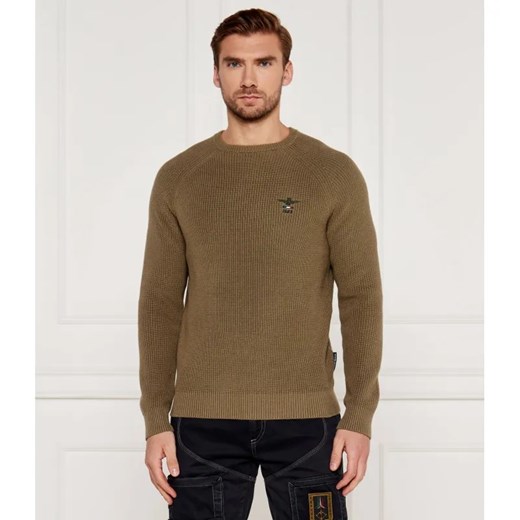Aeronautica Militare Sweter | Regular Fit ze sklepu Gomez Fashion Store w kategorii Swetry męskie - zdjęcie 185008510