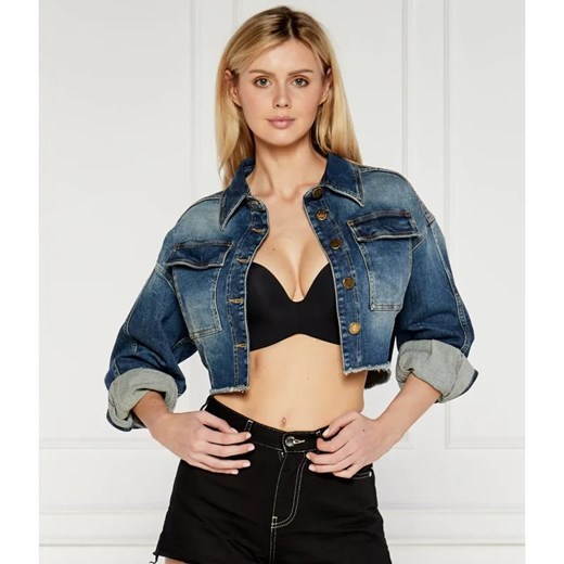 Pinko Kurtka jeansowa | Cropped Fit ze sklepu Gomez Fashion Store w kategorii Kurtki damskie - zdjęcie 185008523