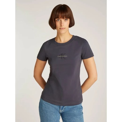 Calvin Klein Jeans T-shirt | Regular Fit ze sklepu Gomez Fashion Store w kategorii Bluzki damskie - zdjęcie 185008731