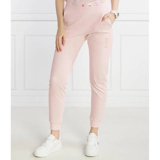 EA7 Spodnie dresowe | Regular Fit ze sklepu Gomez Fashion Store w kategorii Spodnie damskie - zdjęcie 185008814