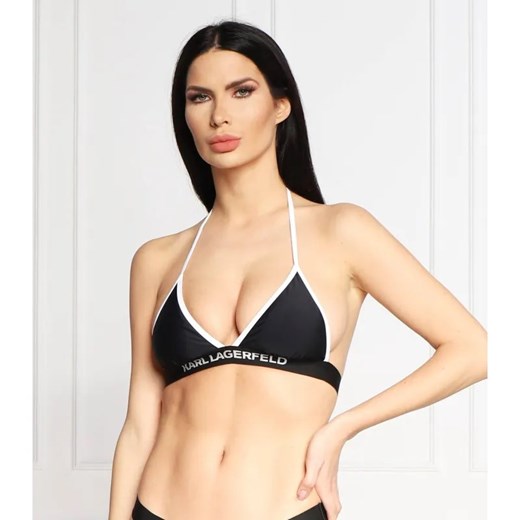 Karl Lagerfeld Góra od bikini triangle elastic ze sklepu Gomez Fashion Store w kategorii Stroje kąpielowe - zdjęcie 185008862