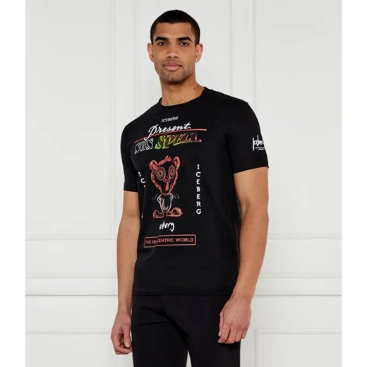 Iceberg T-shirt | Regular Fit ze sklepu Gomez Fashion Store w kategorii T-shirty męskie - zdjęcie 185008924