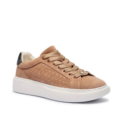 BOSS BLACK Skórzane sneakersy AMBER ze sklepu Gomez Fashion Store w kategorii Buty sportowe damskie - zdjęcie 185009090