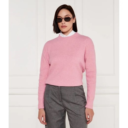 Samsøe Samsøe Wełniany sweter ANOUR | Loose fit ze sklepu Gomez Fashion Store w kategorii Swetry damskie - zdjęcie 185009183