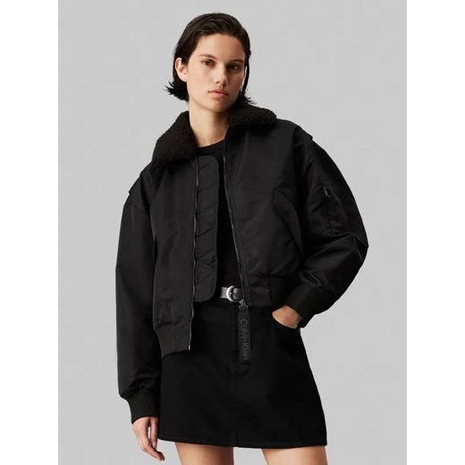 Calvin Klein Jeans Satynowa kurtka | Loose fit ze sklepu Gomez Fashion Store w kategorii Kurtki damskie - zdjęcie 185009320