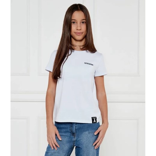 Patrizia Pepe T-shirt | Regular Fit ze sklepu Gomez Fashion Store w kategorii Bluzki dziewczęce - zdjęcie 185009350