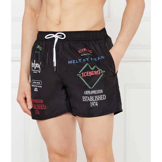 Iceberg Szorty kąpielowe | Regular Fit Iceberg XXL wyprzedaż Gomez Fashion Store