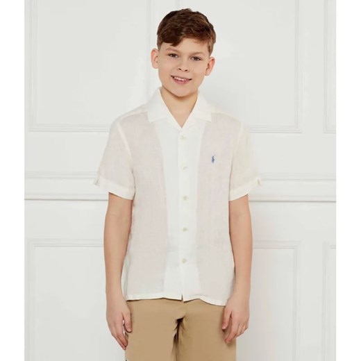 POLO RALPH LAUREN Lniana koszula | Loose fit ze sklepu Gomez Fashion Store w kategorii Koszule chłopięce - zdjęcie 185009594