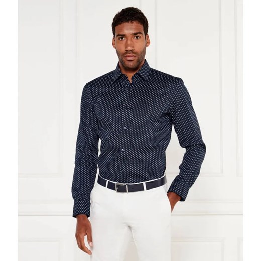 BOSS BLACK Koszula H-HANK-kent-C1-214 | Slim Fit | stretch ze sklepu Gomez Fashion Store w kategorii Koszule męskie - zdjęcie 185009602