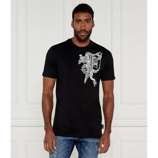 Philipp Plein T-shirt Dragon | Regular Fit ze sklepu Gomez Fashion Store w kategorii T-shirty męskie - zdjęcie 185009712