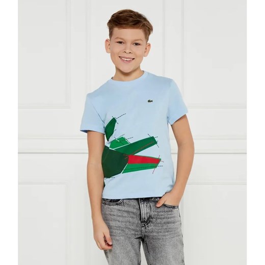 Lacoste T-shirt | Regular Fit ze sklepu Gomez Fashion Store w kategorii Bluzki dziewczęce - zdjęcie 185009714