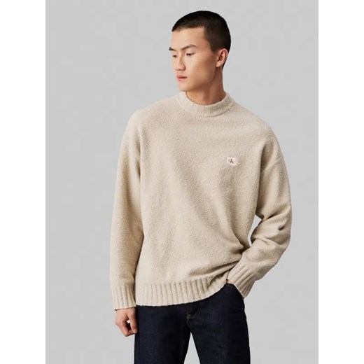Calvin Klein Jeans Sweter | Loose fit ze sklepu Gomez Fashion Store w kategorii Swetry męskie - zdjęcie 185009781