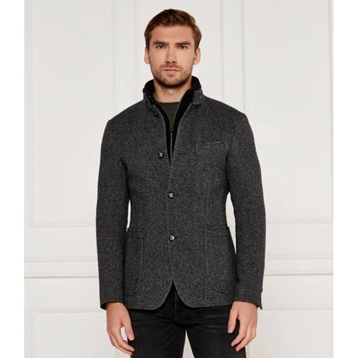 Joop! Wełniana marynarka Hectar | Slim Fit ze sklepu Gomez Fashion Store w kategorii Kurtki męskie - zdjęcie 185009784