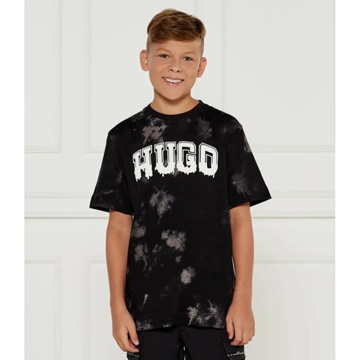 HUGO KIDS T-shirt | Regular Fit ze sklepu Gomez Fashion Store w kategorii T-shirty chłopięce - zdjęcie 185009794