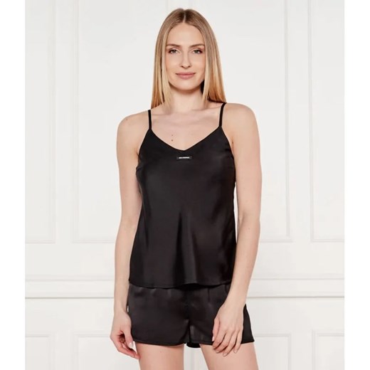Karl Lagerfeld Satynowa piżama | Regular Fit ze sklepu Gomez Fashion Store w kategorii Piżamy damskie - zdjęcie 185009831