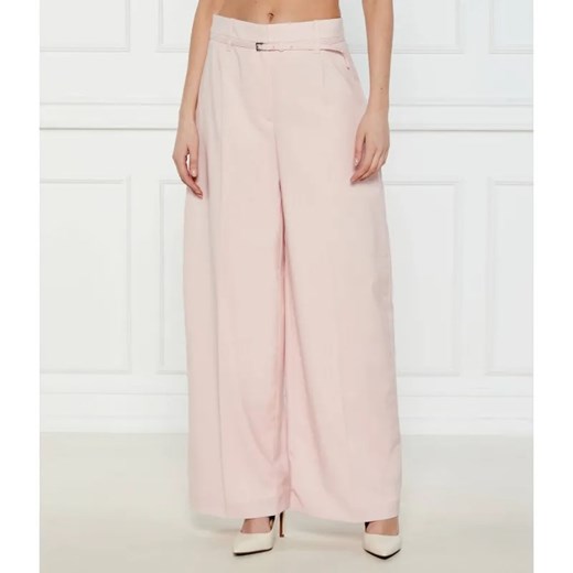 BOSS BLACK Wełniane spodnie Tilda8 | flare fit ze sklepu Gomez Fashion Store w kategorii Spodnie damskie - zdjęcie 185009991