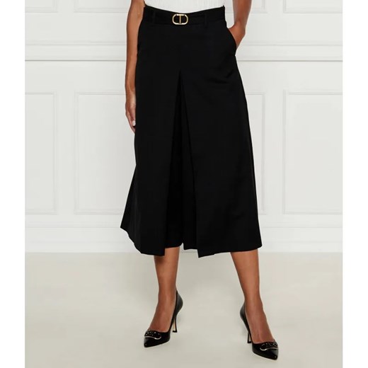 TWINSET Spodnie | Loose fit | z dodatkiem wełny ze sklepu Gomez Fashion Store w kategorii Spodnie damskie - zdjęcie 185010054
