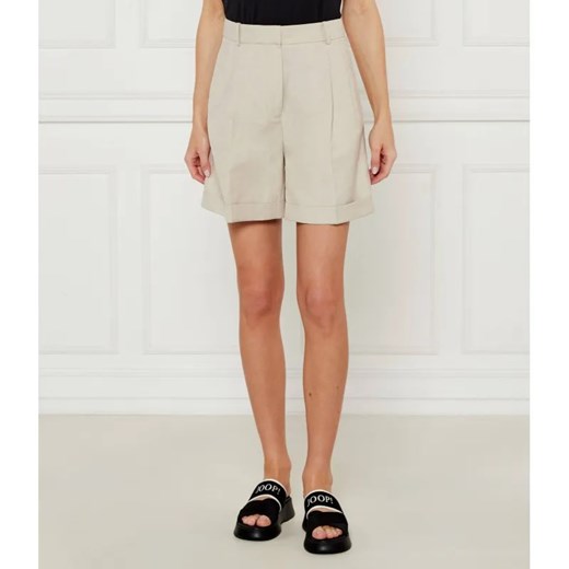 Tommy Hilfiger Szorty | Regular Fit | z dodatkiem lnu ze sklepu Gomez Fashion Store w kategorii Szorty - zdjęcie 185010161