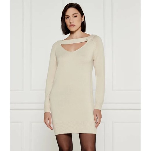 Liu Jo Wełniana sukienka | z dodatkiem kaszmiru ze sklepu Gomez Fashion Store w kategorii Sukienki - zdjęcie 185010344