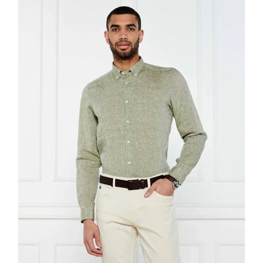 BOSS BLACK Lniana koszula C-LIAM-S-BD-C1-243 | Regular Fit ze sklepu Gomez Fashion Store w kategorii Koszule męskie - zdjęcie 185010353