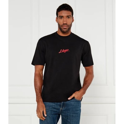 HUGO T-shirt Dlogotee | Loose fit ze sklepu Gomez Fashion Store w kategorii T-shirty męskie - zdjęcie 185010381