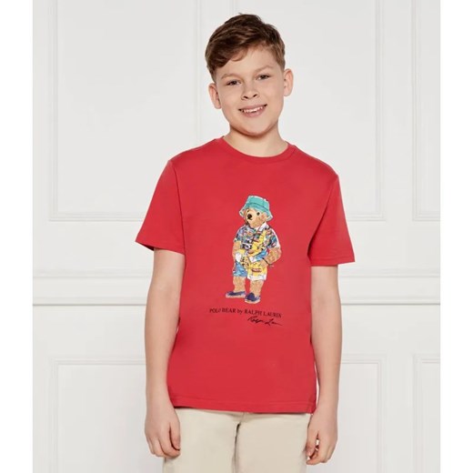 POLO RALPH LAUREN T-shirt | Regular Fit ze sklepu Gomez Fashion Store w kategorii T-shirty chłopięce - zdjęcie 185010511
