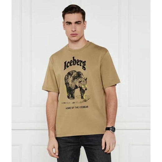 Iceberg T-shirt | Regular Fit ze sklepu Gomez Fashion Store w kategorii T-shirty męskie - zdjęcie 185010540