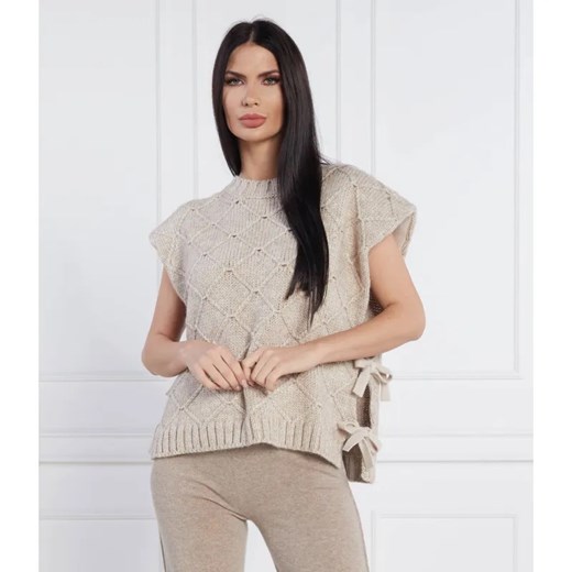 Beatrice B Kamizelka GILET | Regular Fit | z dodatkiem wełny ze sklepu Gomez Fashion Store w kategorii Kamizelki damskie - zdjęcie 185010602