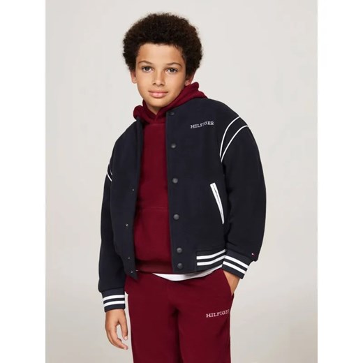 Tommy Hilfiger Polarowa kurtka bomber | Oversize fit ze sklepu Gomez Fashion Store w kategorii Kurtki chłopięce - zdjęcie 185010612