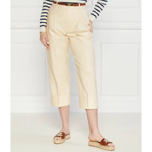 LAUREN RALPH LAUREN Spodnie cygaretki ZEEYA ze sklepu Gomez Fashion Store w kategorii Spodnie damskie - zdjęcie 185010734