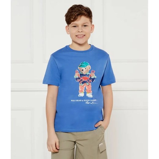 POLO RALPH LAUREN T-shirt | Regular Fit ze sklepu Gomez Fashion Store w kategorii T-shirty chłopięce - zdjęcie 185010760