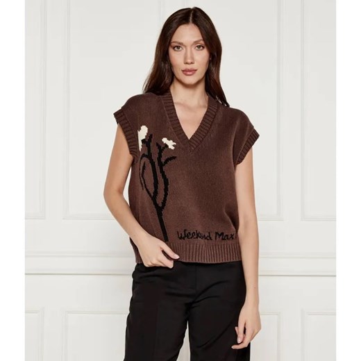 Weekend MaxMara Kamizelka CRUSCA | Regular Fit ze sklepu Gomez Fashion Store w kategorii Kamizelki damskie - zdjęcie 185010800