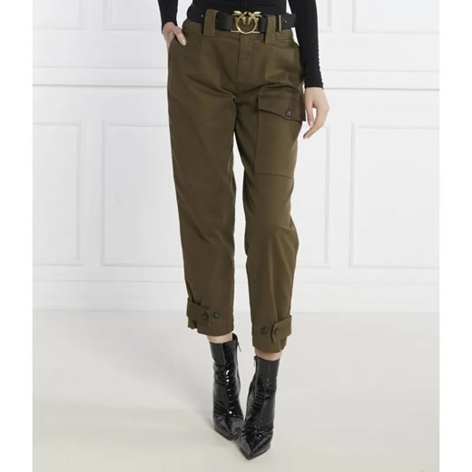 Pinko Spodnie cargo LUCERNA | Regular Fit ze sklepu Gomez Fashion Store w kategorii Spodnie damskie - zdjęcie 185011054