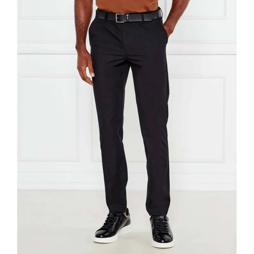 BOSS BLACK Spodnie P-Kaiton1-Zip | Slim Fit ze sklepu Gomez Fashion Store w kategorii Spodnie męskie - zdjęcie 185011072