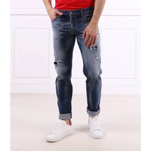 Dsquared2 Jeansy Stapled | Slim Fit ze sklepu Gomez Fashion Store w kategorii Jeansy męskie - zdjęcie 185011094