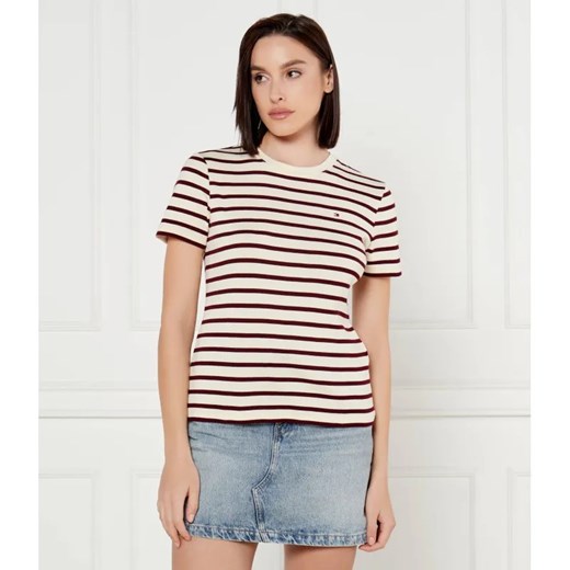 Tommy Hilfiger T-shirt | Slim Fit ze sklepu Gomez Fashion Store w kategorii Bluzki damskie - zdjęcie 185011120