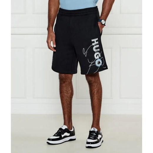 Hugo Blue Szorty Nasibo | Regular Fit ze sklepu Gomez Fashion Store w kategorii Spodenki męskie - zdjęcie 185011151
