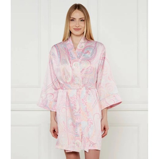 LAUREN RALPH LAUREN Satynowy szlafrok | Regular Fit ze sklepu Gomez Fashion Store w kategorii Szlafroki damskie - zdjęcie 185011280