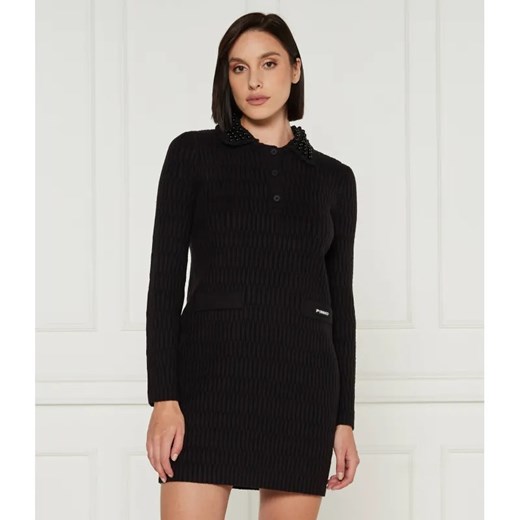 Pinko Sukienka YORK CHOCOLATE | z dodatkiem wełny ze sklepu Gomez Fashion Store w kategorii Sukienki - zdjęcie 185011400