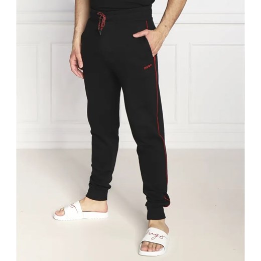 Hugo Bodywear Spodnie dresowe Checked Pants | Regular Fit ze sklepu Gomez Fashion Store w kategorii Spodnie męskie - zdjęcie 185011404