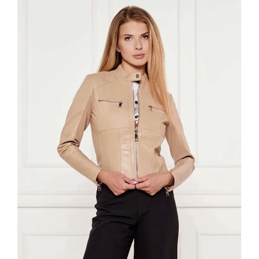 Liu Jo Skórzana kurtka | Slim Fit ze sklepu Gomez Fashion Store w kategorii Kurtki damskie - zdjęcie 185011723