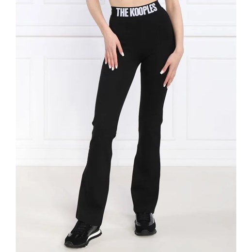 The Kooples Spodnie dresowe | flare fit ze sklepu Gomez Fashion Store w kategorii Spodnie damskie - zdjęcie 185011780