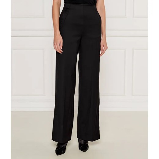 Pinko Wełniane spodnie PETRARCA | flare fit ze sklepu Gomez Fashion Store w kategorii Spodnie damskie - zdjęcie 185011794
