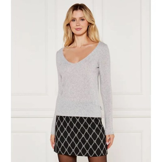 HUGO Wełniany sweter Shakilyna 50522533 | Slim Fit ze sklepu Gomez Fashion Store w kategorii Swetry damskie - zdjęcie 185011820