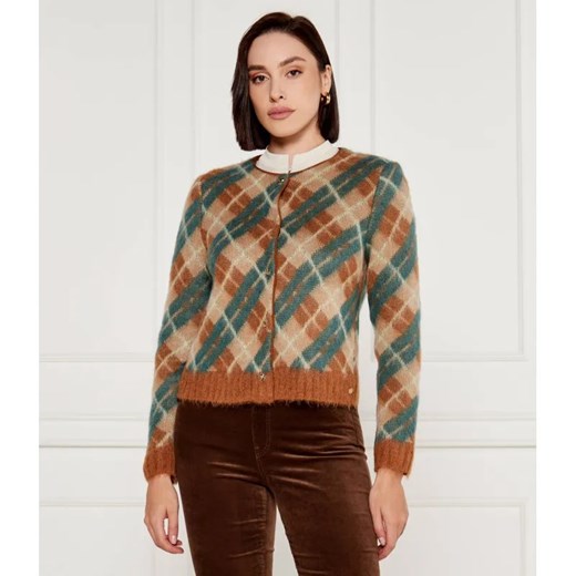 Marc Cain Wełniany kardigan | Regular Fit ze sklepu Gomez Fashion Store w kategorii Swetry damskie - zdjęcie 185011862