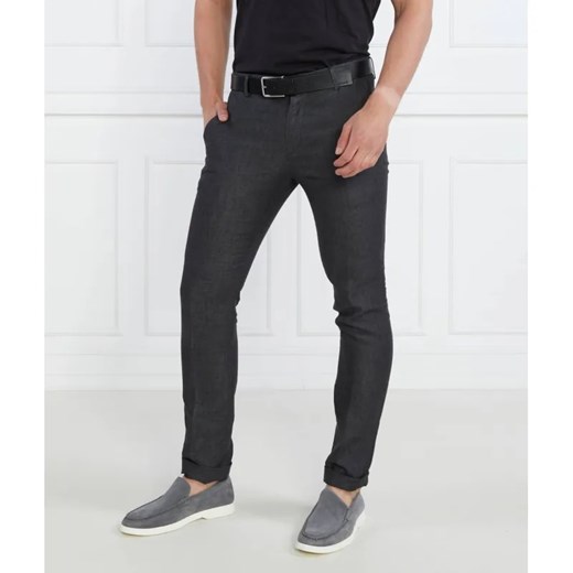 Joop! Lniana spodnie Hank | Slim Fit ze sklepu Gomez Fashion Store w kategorii Spodnie męskie - zdjęcie 185011990
